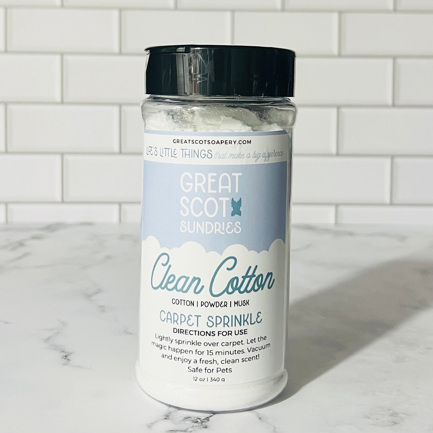 Clean Cotton Carpet Sprinkle