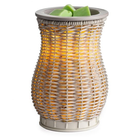 Graywash Wicker Wax Warmer - Greatscotsoapery