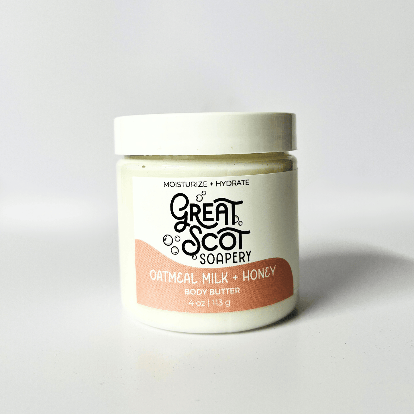 Oatmeal Milk + Honey Body Butter - Greatscotsoapery