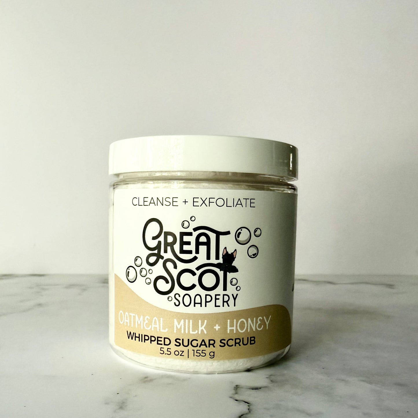 Oatmeal Milk + Honey Whipped Sugar Scrub