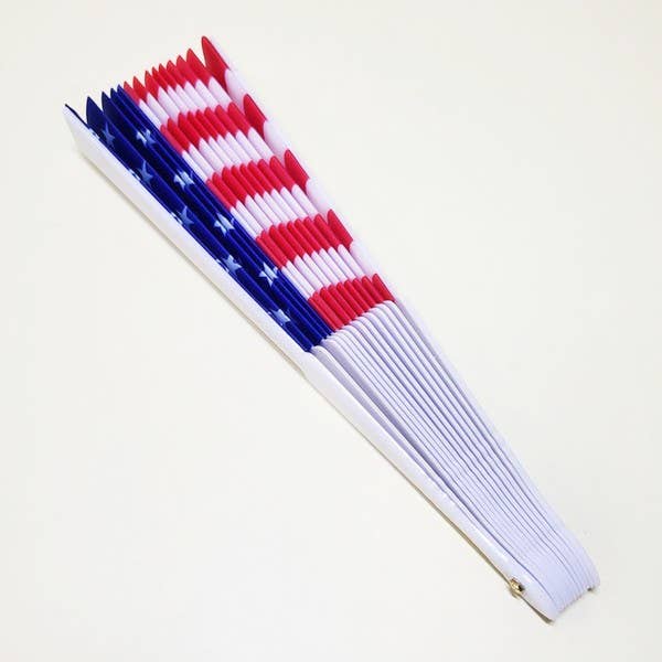 American Flag Hand Folding Fan