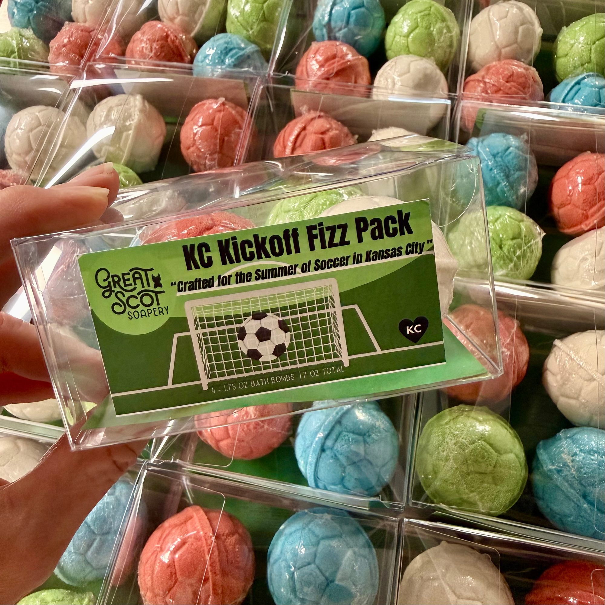 KC Kickoff Fizz Pack Bath Bombs