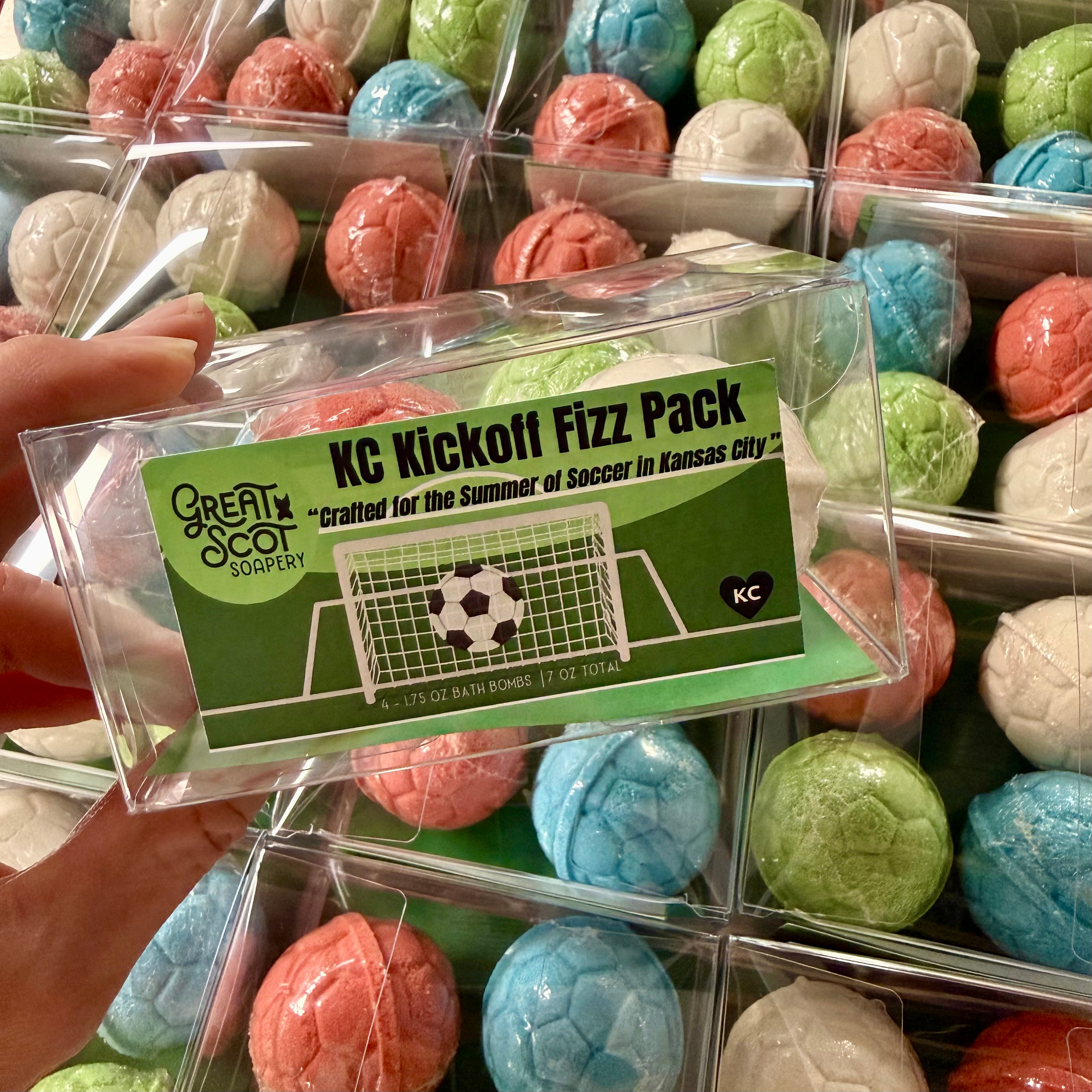 KC Kickoff Fizz Pack Bath Bombs