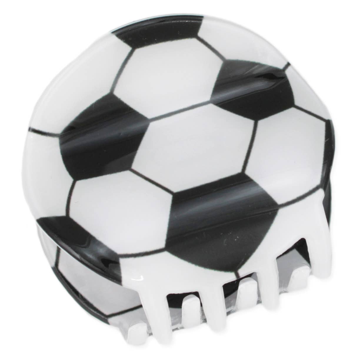 Goalkeeper Acrylic Soccer Ball Hair Claw