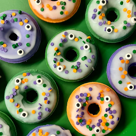 Spooky Donut Bath Bombs