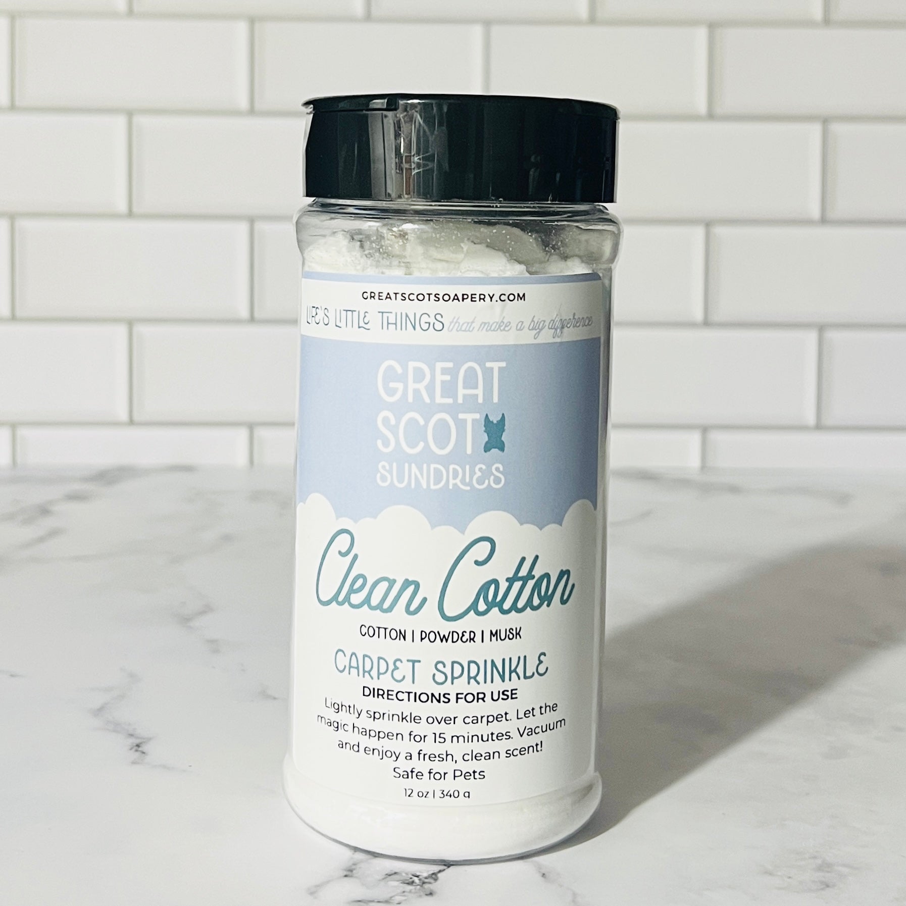 Clean Cotton Carpet Sprinkle