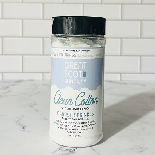 Clean Cotton Carpet Sprinkle