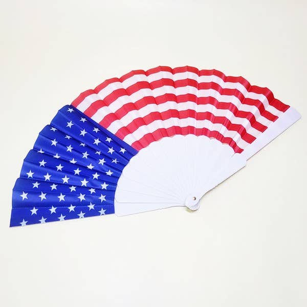 American Flag Hand Folding Fan