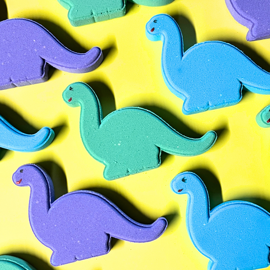 Brontosaurus Dinosaur Bath Bomb - Greatscotsoapery