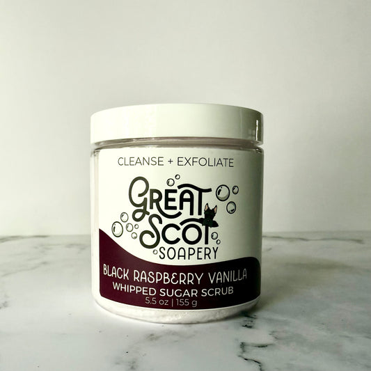Black Raspberry Vanilla Whipped Sugar Scrub
