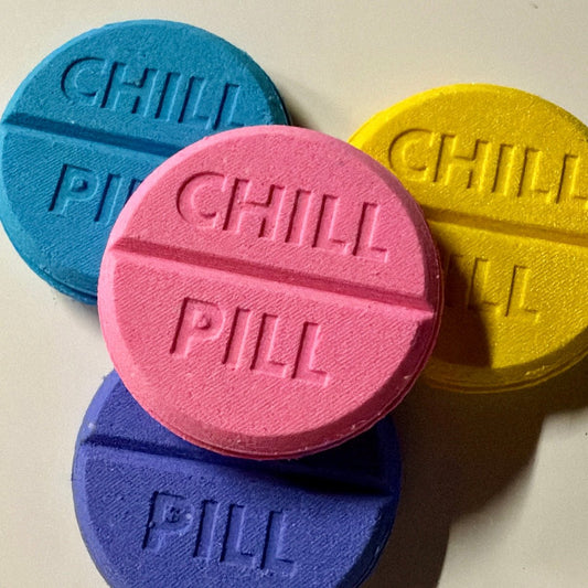 Chill Pill Bath Bomb - Greatscotsoapery