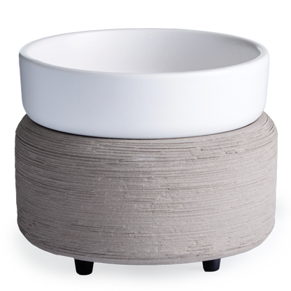 Gray Texture Wax Warmer