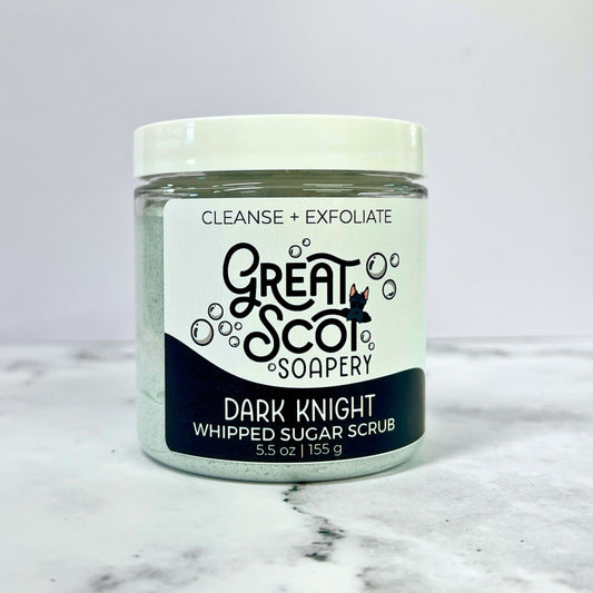Dark Knight Whipped Sugar Scrub - Greatscotsoapery