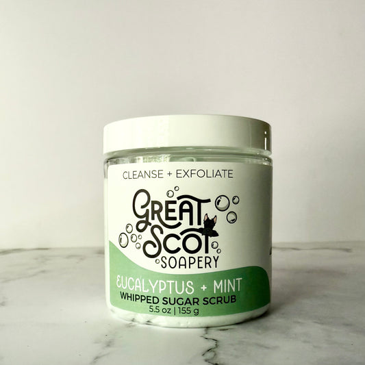 Eucalyptus + Mint Whipped Sugar Scrub