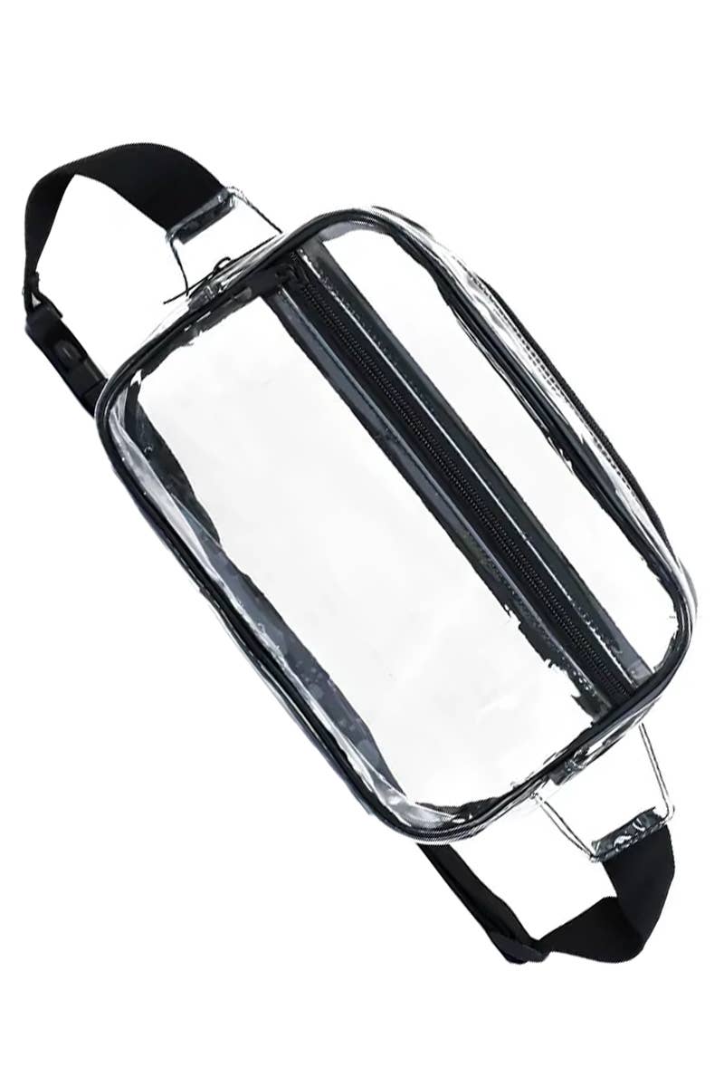 Round Clear Durable PVC Waist Bum Bag Fanny Pack