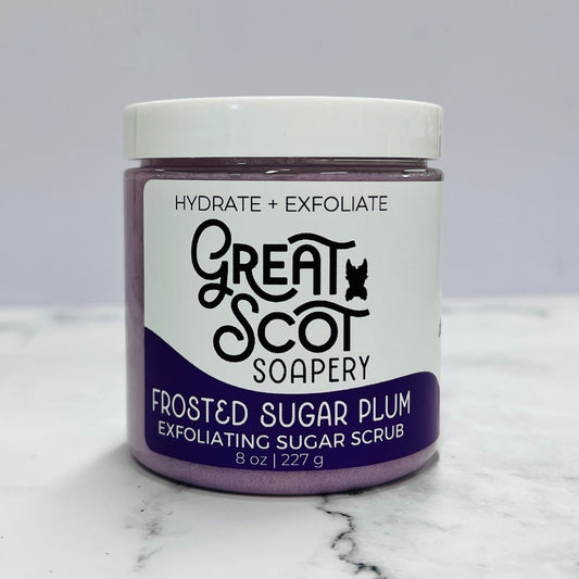 Frosted Sugar Plum Sugar Scrub - Greatscotsoapery