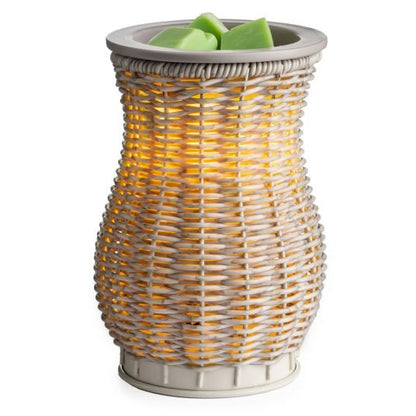 Graywash Wicker Wax Warmer - Greatscotsoapery