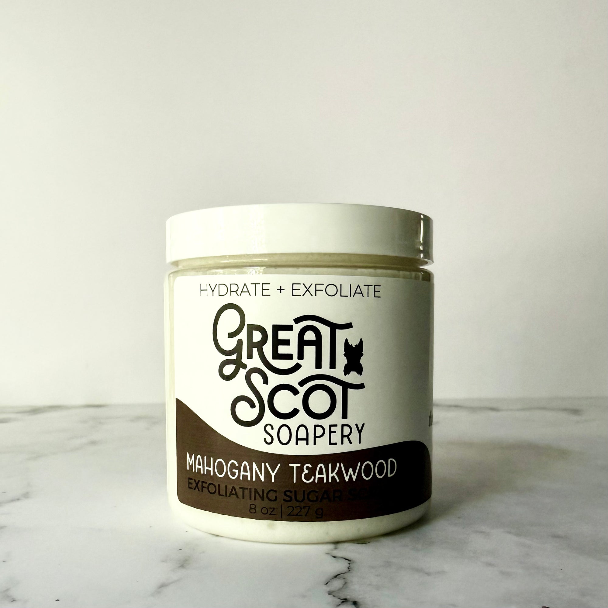 Mahogany Teakwood Sugar Scrub