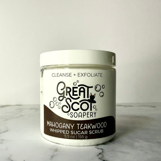 Mahogany Teakwood Whipped Sugar Scrub
