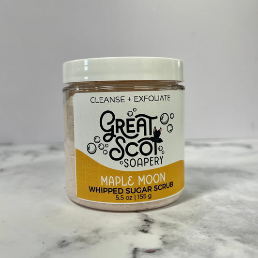 Maple Moon Whipped Sugar Scrub - Greatscotsoapery