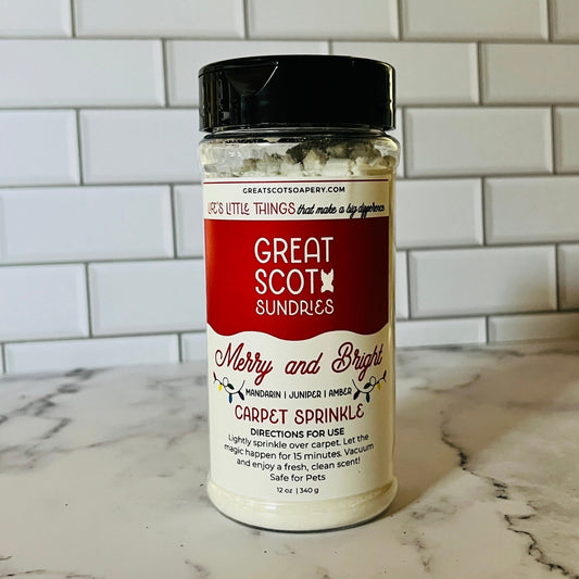 Merry + Bright Carpet Sprinkle - Greatscotsoapery