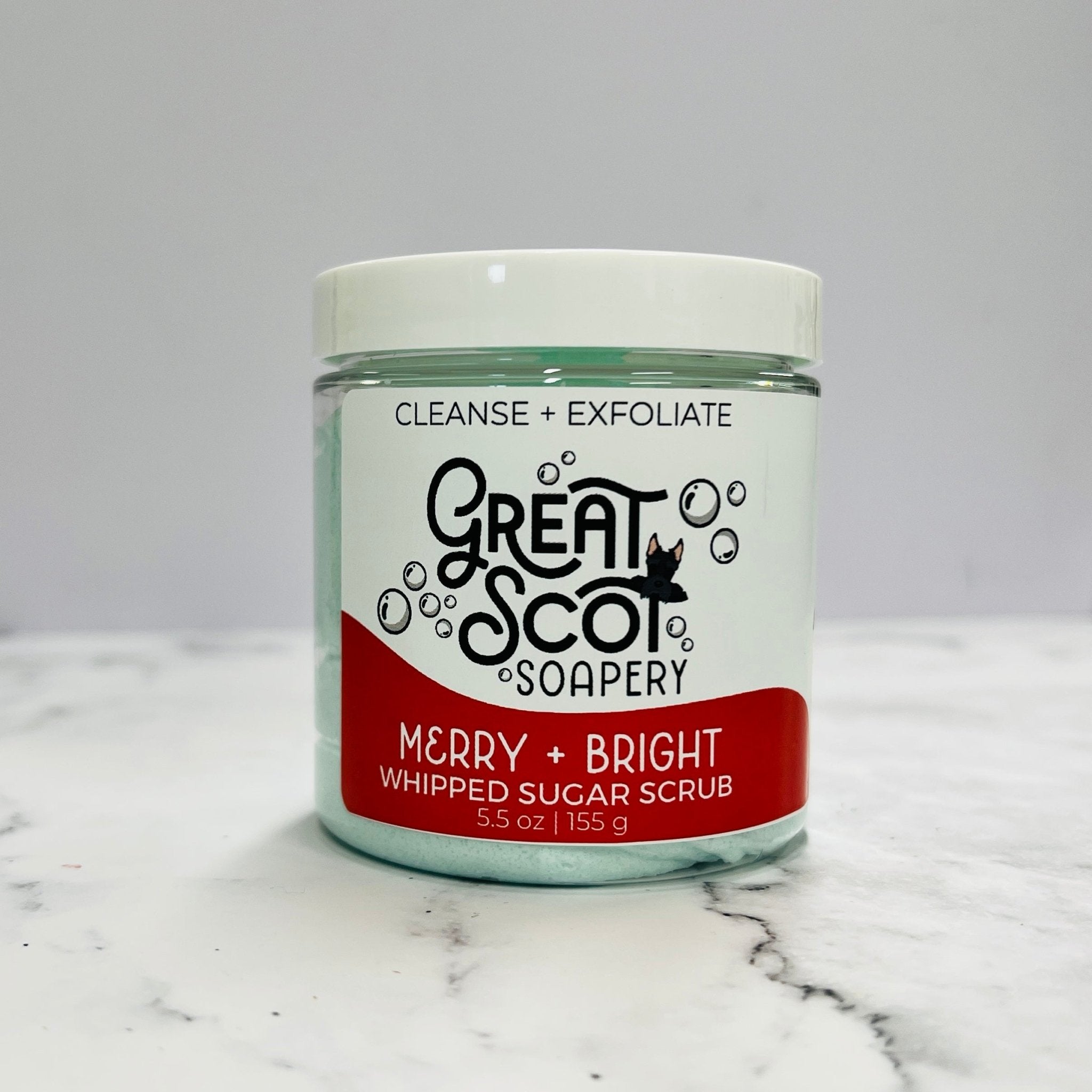 Merry + Bright Whipped Sugar Scrub - Greatscotsoapery