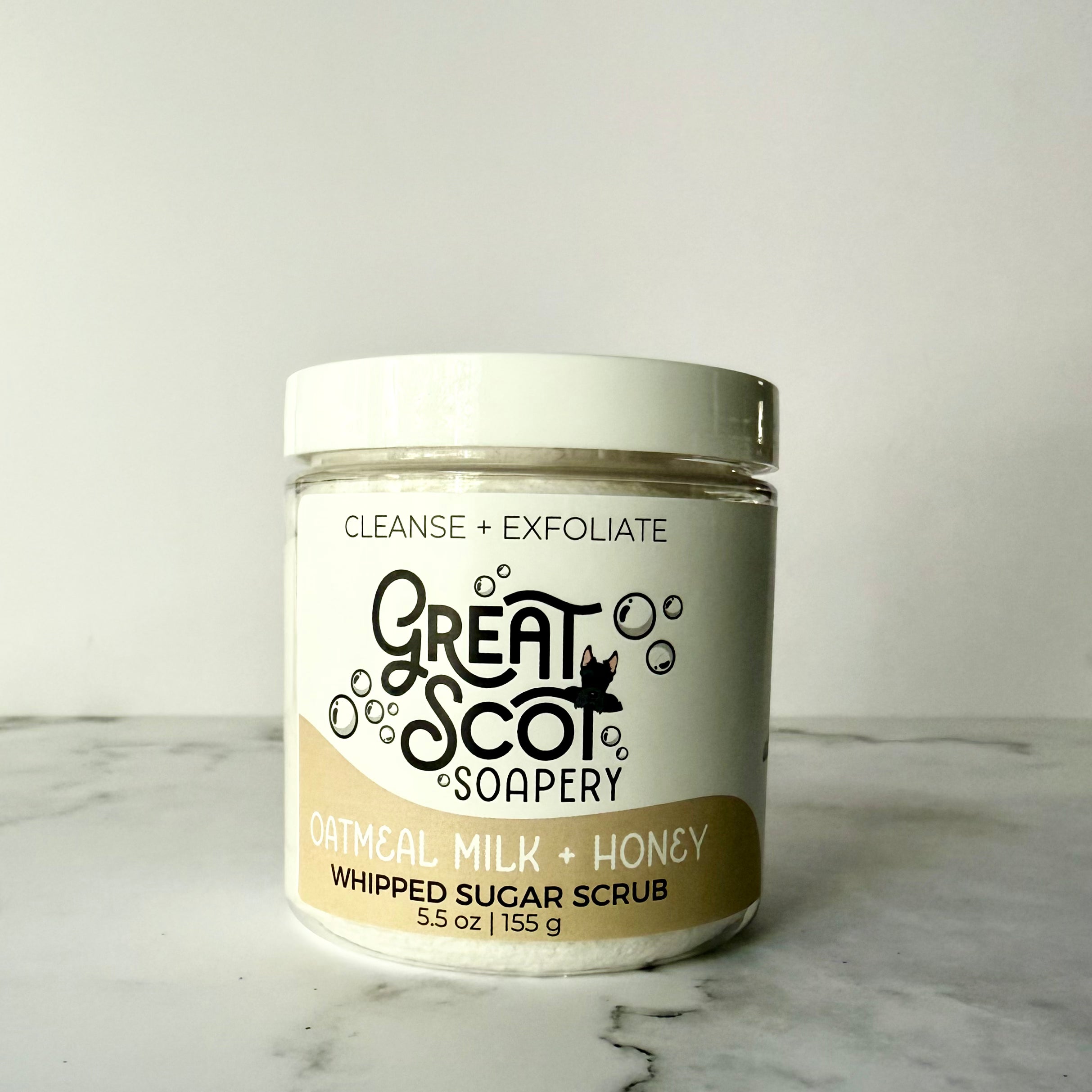 Oatmeal Milk + Honey Whipped Sugar Scrub