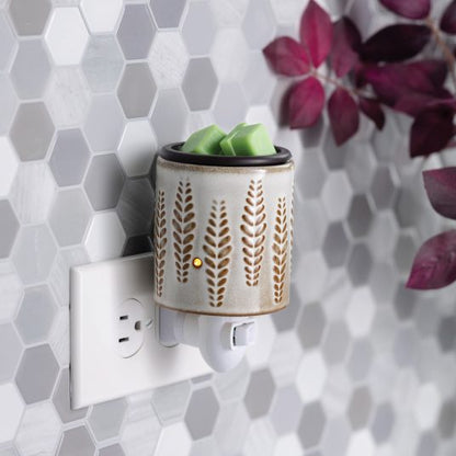 Wheat + Ivory Pluggable Wax Warmer