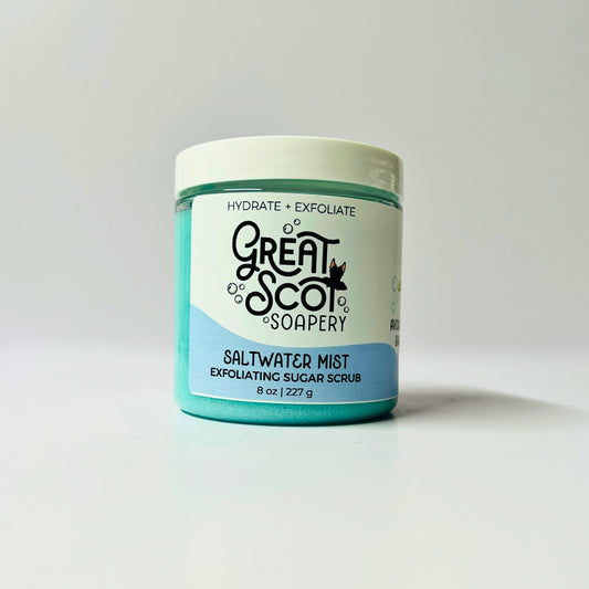 Saltwater Mist Sugar Scrub - Greatscotsoapery