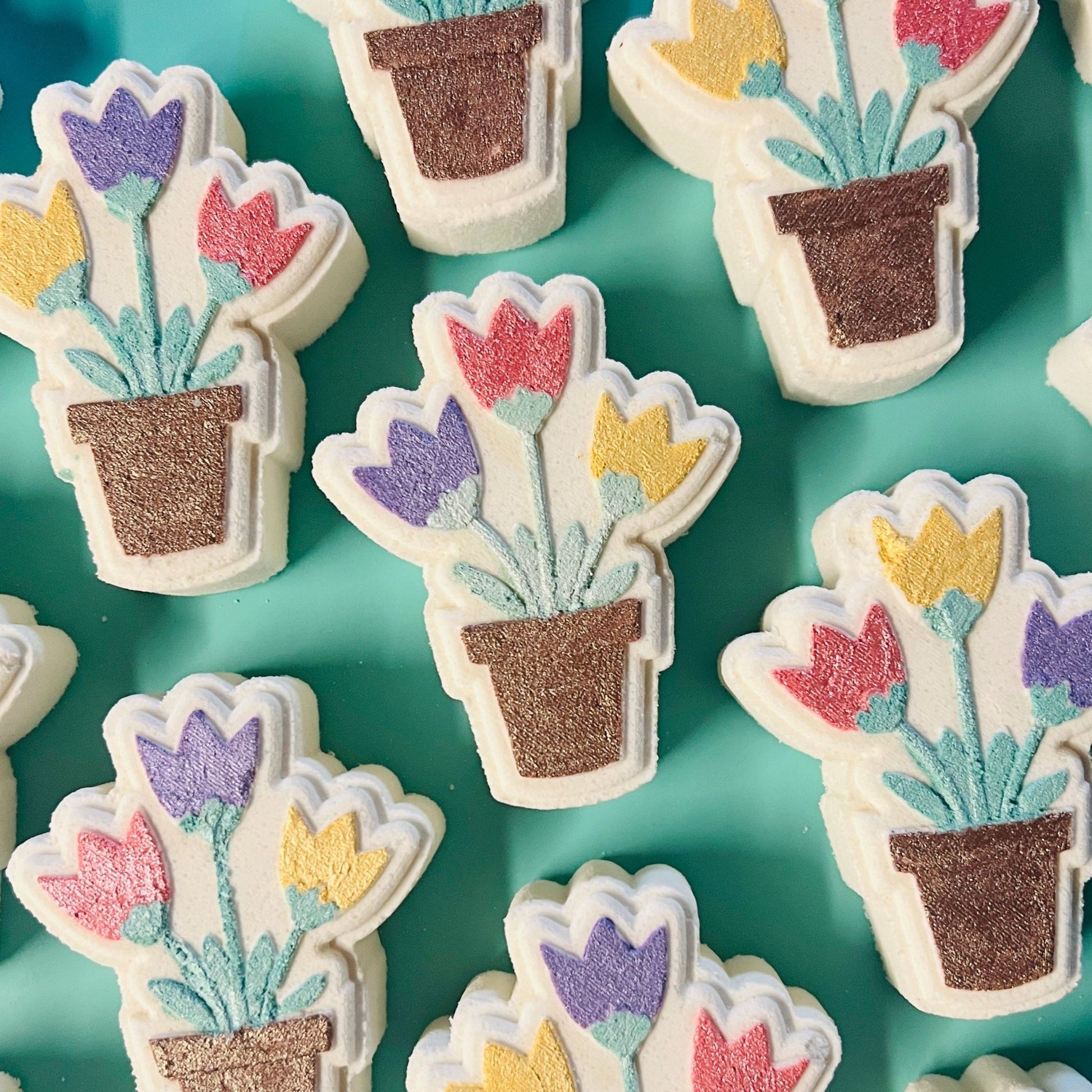 Tulip Bouquet Mini Bath Bomb - Greatscotsoapery