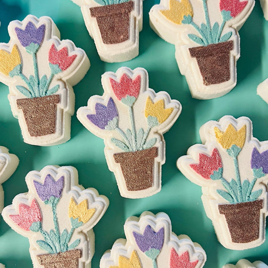 Tulip Bouquet Mini Bath Bomb - Greatscotsoapery